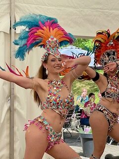 Samba Tänzerinnen am Mühlefest